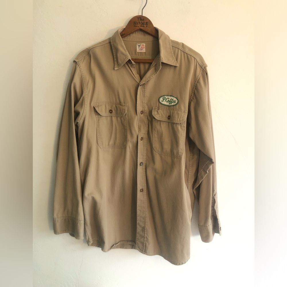 Ely and Walker Big Buck  Long Sleeve Button Down Shirt Mens